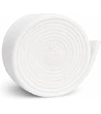 Cancellino in Feltro Rotondo Bianco per Lavagne, Diametro 8 cm, Altezza 3 cm, Cancella Gesso e Pennarello - 1