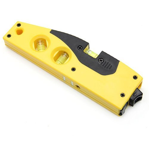 Gearmax® Mini Linien Markierungs-Maschine 160 Grad Laserbereich mit justierbarem Stativ (Gelb) - 4