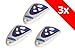 Produktbild 3 x Novoferm Tormatic Novotron Handsender 504 4-Befehl 433 Mhz MAX43-4 Keeloq Funksender Fernbedienung Garagentoröffner