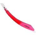 VEGA 2 In 1 Cuticle Trimmer and Nail File Manicure Tool (Pink)