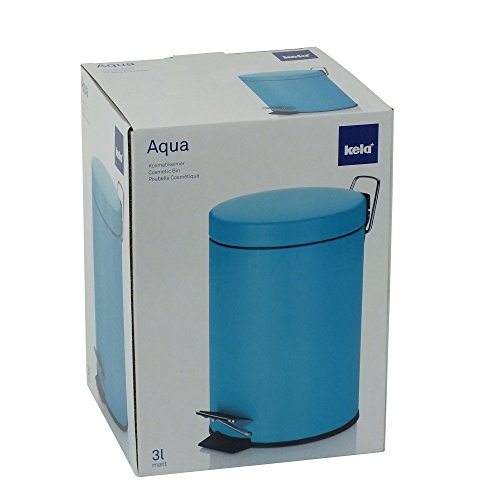 KELA 22727, Kosmetikeimer 3 l, Metall, Aqua, Türkis - 7