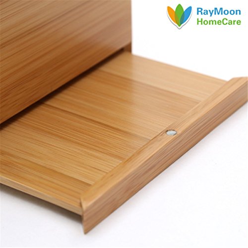 RayMoon Klassisch Quadratisch Holz Kosmetiktücher Box Kosmetiktuchspender - 4