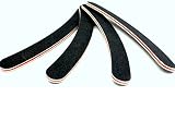 Palestren Black Boomerang File (100/180 grit) 10 Pack Double sided Curved Nail File - UK SELLER - Emery Board - FREE NEXT DAY UK 1ST CLASS POST