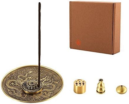 MEDOOSKY Incense Burner Gift Set, Can Be Used With Stick/Cone/Coil Incense, in Original Tang Dynasty Style