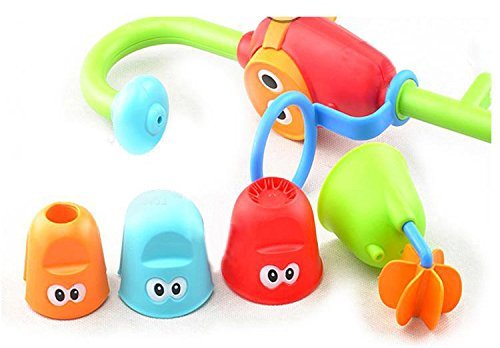 Wasserspiel Dusche Wasserspaß Spielzeug ? Drei stapelbare Cups und automatisierte Spout | Kinder by RIVENBERT - 3