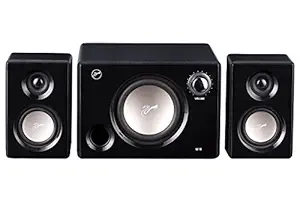 SWANS M10 15 Watt 2.1 Channel Bookshelf Speaker (Black)