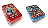 LEGO Ninjago Sammel Karten Box, Dose f�r Trading Cards in Blau und Rot - Lego Ninjago