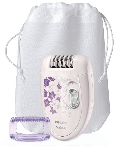 Philips Satinelle Corded Epilator HP6422/00 with Optistart Cap Massage Roller