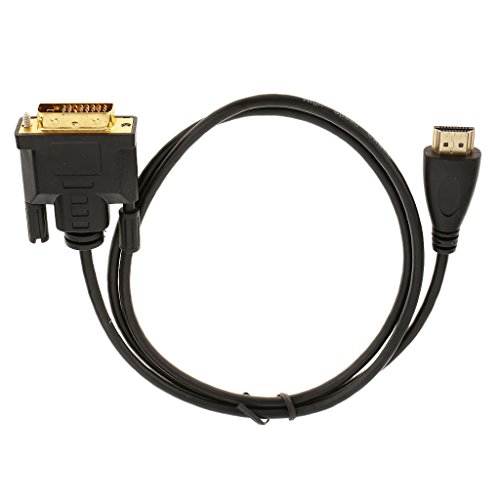 Generic HDMI auf DVI Kabel FULL HD Auflösung 1080P – 3D für HDTV – vergoldete Kontakte,Kabellängen Auswählbar – 1M - 5