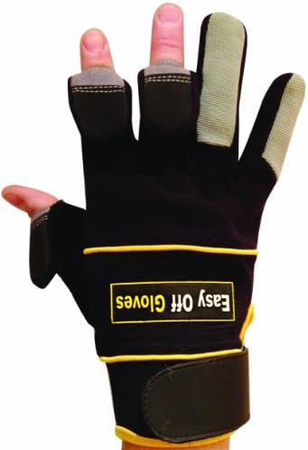 Specialist (Fold-Back Finger Tips) Magnet Gloves by Easy Off Gloves - As seen in The Daily Mirror, The Sun & as worn by Iwan Thomas MBE - Ideal for Riding, Shooting, Fishing, Gardening, Photography, DIY & Work Wear (Size 11(ExtraLarge))
