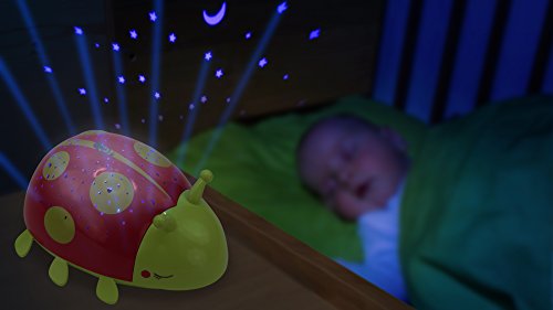 ANSMANN Sternenlicht Marienkäfer Einschlafhilfe Himmel Projektor LED-Nachtlicht Sternenhimmel Orientierung und Geborgenheit im Dunkeln – geprüfte Materialien, von jungen Eltern empfohlen - 5