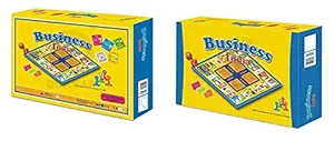 Quasar Business India Board Game for 2 to 6 Players for 13+ Years of People, For Team & Great Deal Toy, Money Transection Made in India Unique Activity, Best Fun Toys For Kids, Action Model, Educational Toy Kids Return Gift (Business India)