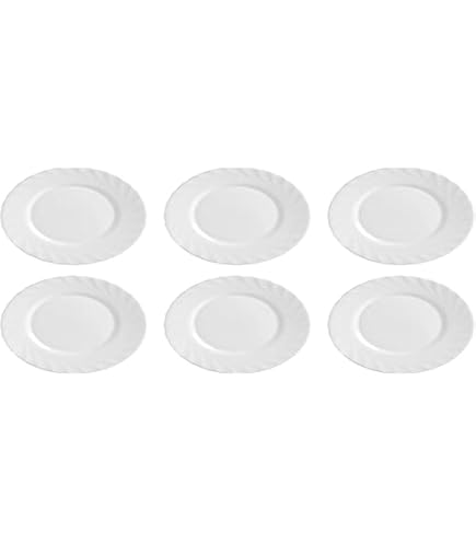 Luminarc 'Trianon' Kaffeebecher Aus Opalglas – 290 Ml, 9 Cm Hoch, Mikrowellengeeignet, 6er-Set In Weiß