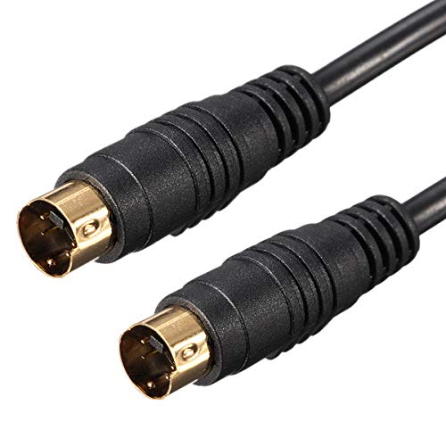 acce & peri® Pure OFC Copper 4 Pin S Video SV to 4 Pin S Video SV Male Cable - 5 Meters