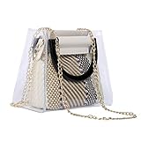 ◎Im Innern der Tasche befindet sich ein großes Hauptfach mit seitlichem Einsteckfach. Genug für eine Handy, einen Lippenstift usw.