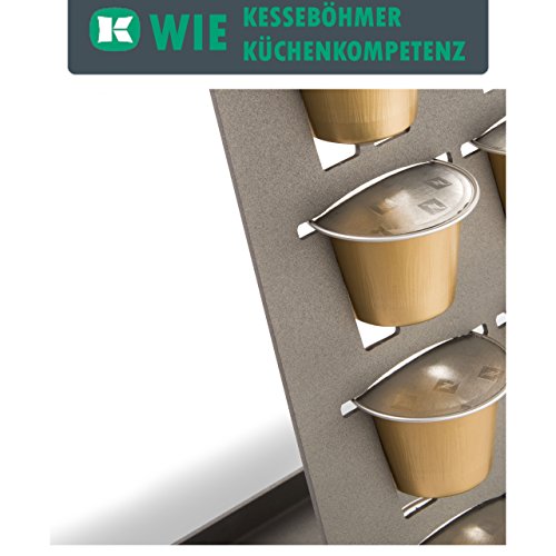 SO-TECH® Linero MosaiQ Kapselhalter Titan grau für 20 Nespresso Kaffee Kapseln passend für Linero Nischensystem - 4