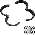 LOKYOYO Propeller Guard Protector for DJI Neo Drone, Protective Bumper Anti-Collision Shockproof Prop Protector for DJI Neo Fly More Combo Accessories (Black-Propeller Guard Set)