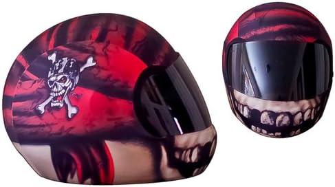 Skullskins Elastic Motorcycle Bike Helmet Cover - Ancient Priate