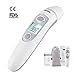 Produktbild Baby Stirn und Ohrthermometer, Digital Infrarot-Thermometer mit 3 Farben Hintergrundbeleuchtung LCD-Display und Memory-Funktion - Geeignet für Baby Kinder Erwachsene