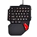 Produktbild Wawer Einhand-Gaming-Tastatur, K108 Wired 38 Tasten LED Backlit USB Ergonomische Einhand Tastatur Gaming Keyboard