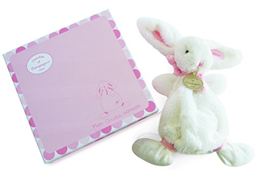 Doudou Et Compagnie Bonbon Flat Doudou Gift Box (Pink)