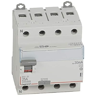 Legrand Interrupteur différentiel tétrapolaire DX³-ID protection des départs - arrivée haut/départ bas - 25