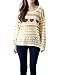 Move&Moving(TM) Ladies Long Sleeves Autumn Hollow Out Sweater Yellow Beige S