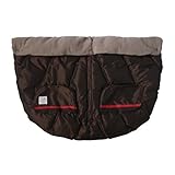 Geeignete bis 4 Jahre 7 AM Enfant Duo Double Stroller Cover - Metallic Brown, Fußsack Zwillingswagen