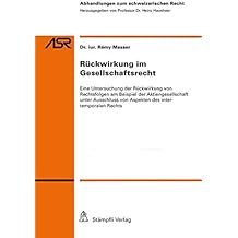 Suchergebnis Auf Amazonde Für Rückwirkung Recht Bücher - 