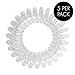 Price comparison product image Magi Hair Bobble Traceless Hair Ring And Bracelet - Clear Invisible Hair Bobble Pack of 5, Pain Free Hair Band, Reduces Split Ends