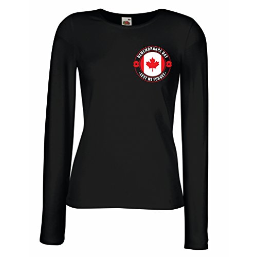 lepni.me T Shirt Women Remembrance Day Poppy - Quotes - Lest we Forget