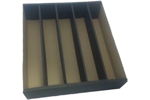 Fenrir Games Cardboard Storage Box : 5000 cards (Black)