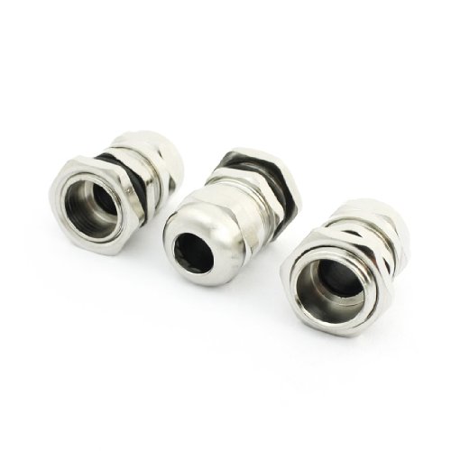 3pcs M16x1.5 Waterproof Connector 4-8mm Cable Locknut Stuffing Gland
