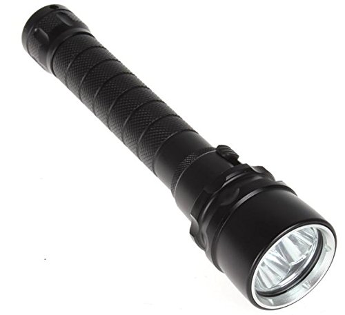 ONEGenug Diving Tauschenlampe Tauchlampe 3x CREE XML L2 4800lm LED Taschenlampe bis 100m Flashlight Tauchlampe mit Ladegerät und Akku - 6