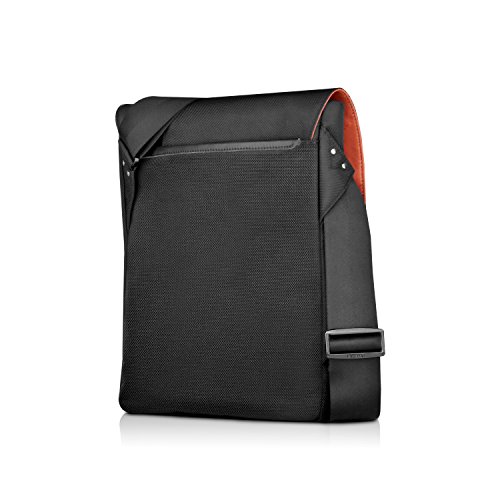 Everki Venue XL – Premium RFID Mini Messenger für iPad Pro 12 Zoll / Surface Pro / MacBook 12 Zoll / Tablet bis 13 Zoll mit durchdachtem Fächer-Konzept und weiteren hochwertigen Funktionen, Schwarz - 3