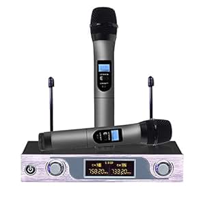 Sonew micro karaoké Microphone sans Fil Professionnel avec Récepteur