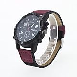 Fenkoo Herren Armbanduhr Quartz PU Band Schwarz / Blau / Braun / Grün / Lila / Khaki Marke-