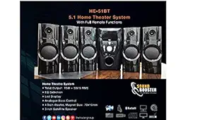 HADER HE-BT Bluetooth 5.1 HOMETHEATER System with Full Remote Function