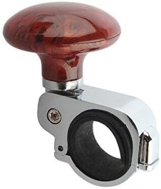 AH Car Steering Wheel Knob Universal Steering Wheel Spinner Accessory Knob for Car Vehicle / Brown