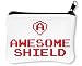 Produktbild Awesome Shield Reißverschluss-Geldbörse Brieftasche Geldbörse