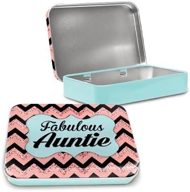 Fabulous Auntie Keepsake Tin 111x80x21d mm by Red Hot Lemon