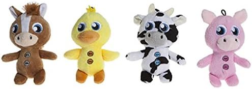 Farm Pals Belly Button Plush Toy 6 inch (4 asstd.) (0 MTHS+)