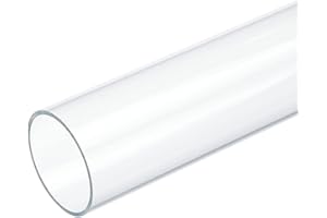 ‎OLYCRAFT OLYCRAFT 305x40 mm Acryl Rundrohr Klar Starres Acrylrohr Klar Rund Hohl Rund Stangenstange Für DIY Bastelarbeiten Lampen Aquarien Architekturmodellbau