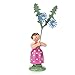 Produktbild Blumenmädchen mit Wegwarte, Figur aus Holz, 11,5 cm, von DREGENO SEIFFEN – Original erzgebirgische Handarbeit, stimmungsvolle Dekoration