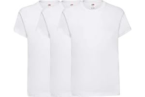 COOZO Unisex Kids Original Pack of 3 Short Sleeve T-Shirts