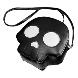 Zestivra Bolso bandolera esqueleto,Bolso esqueleto,