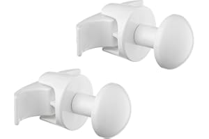 LH Coppia handy grip tubolare - portasciugamani per radiatore tubolare multicolonna, si fissano direttamente sul radiatore tubolare - bianchi