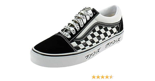 vans all black checkered