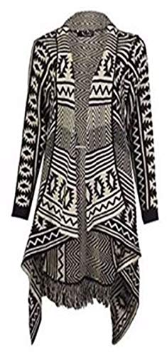 REAL LIFE FASHION LTD.. - Cárdigan - para Mujer Negro Black/Stone Taille Unique