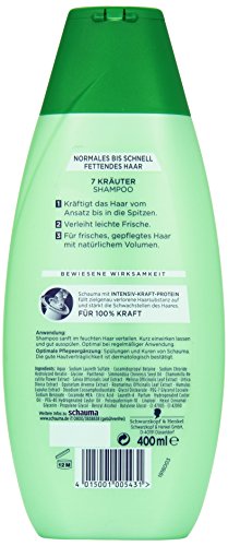 Schauma 7-Kräuter Shampoo, 2er Pack (2 x 400 ml) - 2